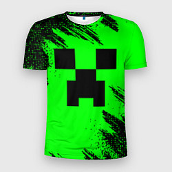 Мужская спорт-футболка Minecraft squares