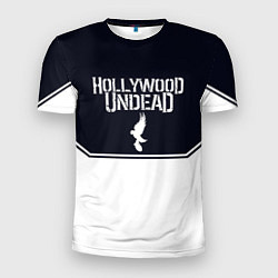 Футболка спортивная мужская Hollywood Undead краска, цвет: 3D-принт