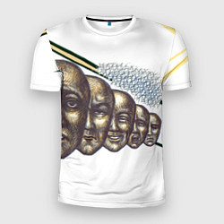Футболка спортивная мужская Человек и чувства, цвет: 3D-принт