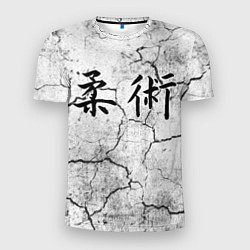 Мужская спорт-футболка Джиу-Джитсу : Потресканная земля