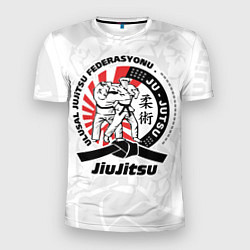 Мужская спорт-футболка Jiujitsu emblem Джиу-джитсу