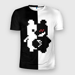 Футболка спортивная мужская Monokuma pixel, цвет: 3D-принт