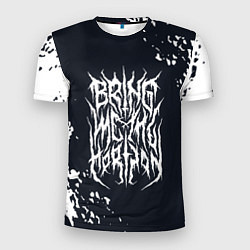 Футболка спортивная мужская Bring Me the Horizon краска, цвет: 3D-принт