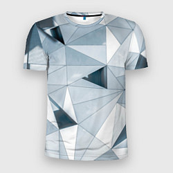 Мужская спорт-футболка Множество треугольников - Абстрактная броня