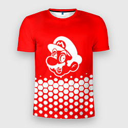 Футболка спортивная мужская Super Mario - абстракция, цвет: 3D-принт