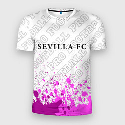 Футболка спортивная мужская Sevilla pro football: символ сверху, цвет: 3D-принт