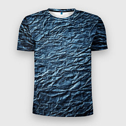 Мужская спорт-футболка Текстура мятой бумаги