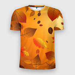 Мужская спорт-футболка Осенний тёплый ветер