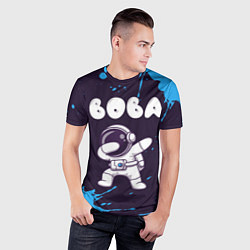 Футболка спортивная мужская Вова космонавт даб, цвет: 3D-принт — фото 2