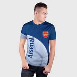 Футболка спортивная мужская Arsenal Мяч, цвет: 3D-принт — фото 2