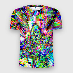 Мужская спорт-футболка Acid pixels