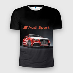 Футболка спортивная мужская Audi sport - racing team, цвет: 3D-принт