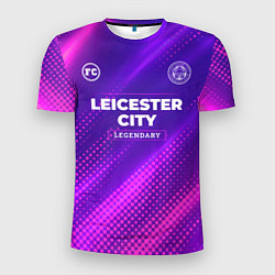 Мужская спорт-футболка Leicester City legendary sport grunge
