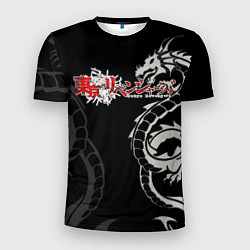 Мужская спорт-футболка Токийские мстители аниме драконы