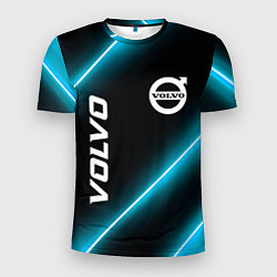 Мужская спорт-футболка Volvo неоновые лампы