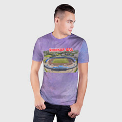 Футболка спортивная мужская Йошкар-Ола - стадион Дружба, цвет: 3D-принт — фото 2