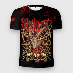 Футболка спортивная мужская Slipknot red black, цвет: 3D-принт