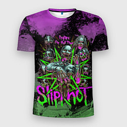 Футболка спортивная мужская Slipknot satan, цвет: 3D-принт