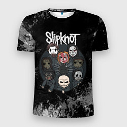 Футболка спортивная мужская Black slipknot, цвет: 3D-принт