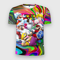 Футболка спортивная мужская Super Mario - Gaming aesthetics - Collage, цвет: 3D-принт