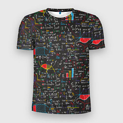 Мужская спорт-футболка Шпаргалка по математике с формулами