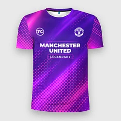 Футболка спортивная мужская Manchester United legendary sport grunge, цвет: 3D-принт