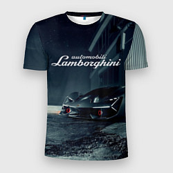 Футболка спортивная мужская Lamborghini - power - Italy, цвет: 3D-принт