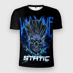 Футболка спортивная мужская X Static - Wayne Static skull, цвет: 3D-принт