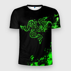 Мужская спорт-футболка Razer брызги