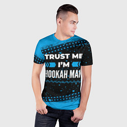 Футболка спортивная мужская Trust me Im hookah man dark, цвет: 3D-принт — фото 2