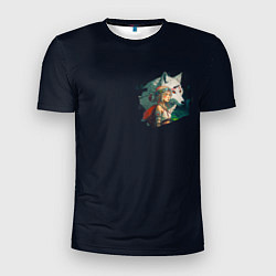Мужская спорт-футболка Повелительница зверей и дочь волчицы