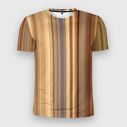 Футболка спортивная мужская Золотистые и серые линии в геометрии, цвет: 3D-принт