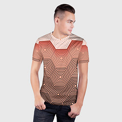 Футболка спортивная мужская Multi- faceted pattern, цвет: 3D-принт — фото 2