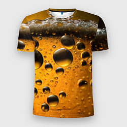 Мужская спорт-футболка Пиво пенное светлое