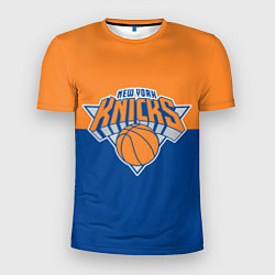 Футболка спортивная мужская Нью-Йорк Никс НБА, цвет: 3D-принт