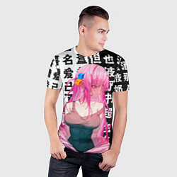 Футболка спортивная мужская Bocchi the rock аниме, цвет: 3D-принт — фото 2