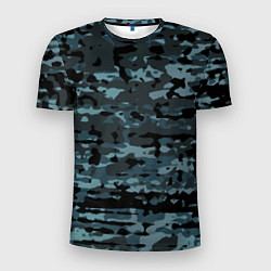 Мужская спорт-футболка Камуфляж клякса