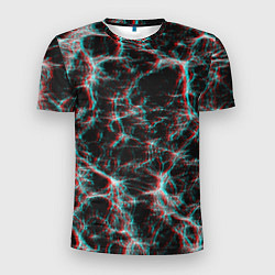 Футболка спортивная мужская Сеть нейронов, цвет: 3D-принт