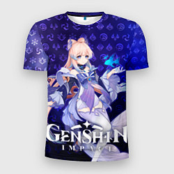 Футболка спортивная мужская Кокоми элементали, цвет: 3D-принт