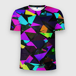 Мужская спорт-футболка Shapes triangle geometry