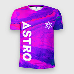 Мужская спорт-футболка Astro neon grunge
