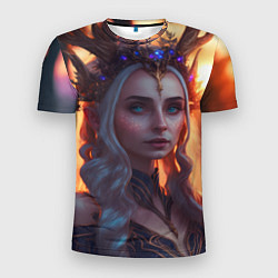Футболка спортивная мужская Лесная принцесса, цвет: 3D-принт