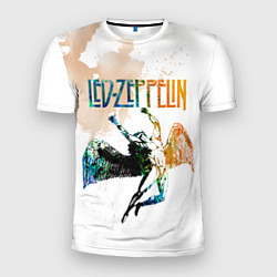 Футболка спортивная мужская Led Zeppelin rock, цвет: 3D-принт