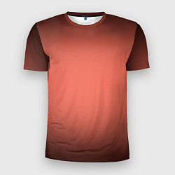 Мужская спорт-футболка Коралловый градиент