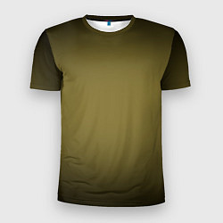 Мужская спорт-футболка Градиент хаки