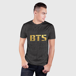 Футболка спортивная мужская BTS Bulletproof, цвет: 3D-принт — фото 2