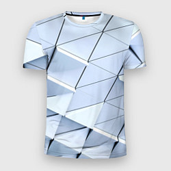 Футболка спортивная мужская Metalic triangle stiil, цвет: 3D-принт