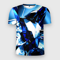 Мужская спорт-футболка Crystal blue form