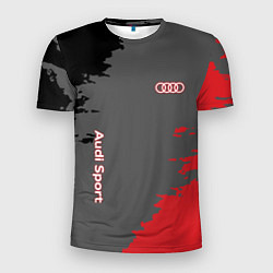 Мужская спорт-футболка Audi sport grunge