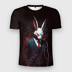 Мужская спорт-футболка Devil rabbit